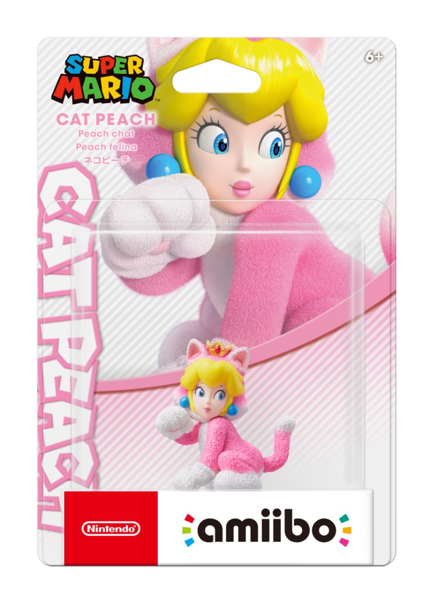 amiibo Super Mario Series Double Pack: Cat Mario & Cat Peach Figures