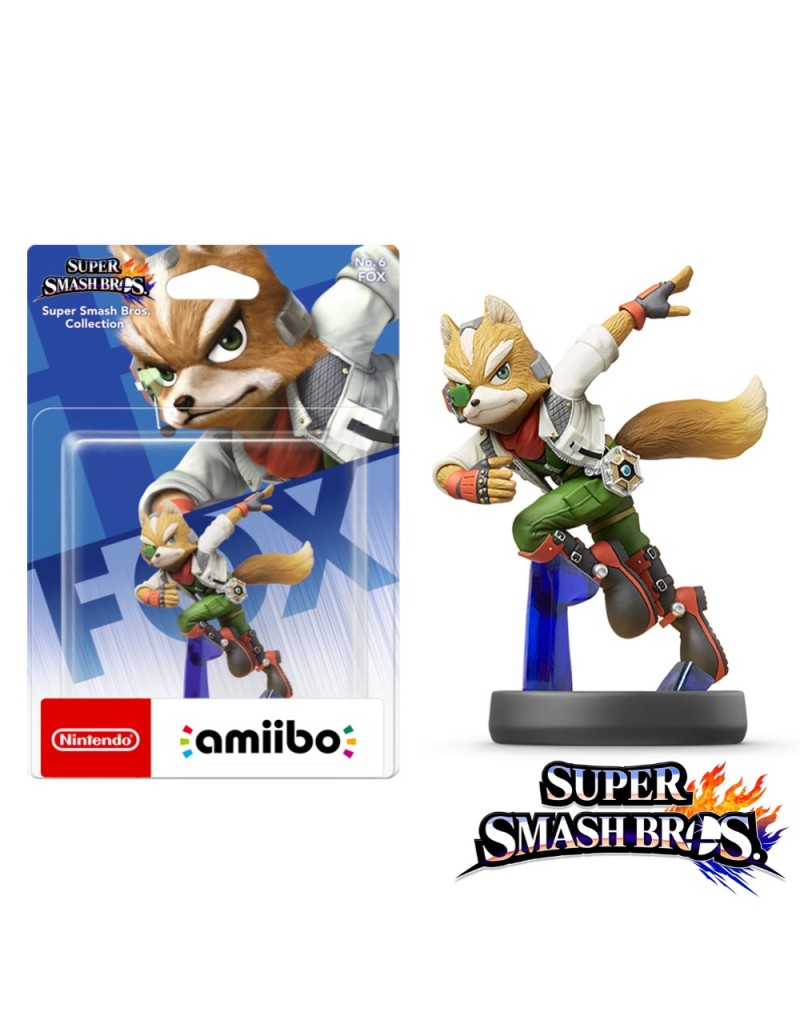 AMIIBO FOX SUPER SMASH BROS NINTENDO - 1