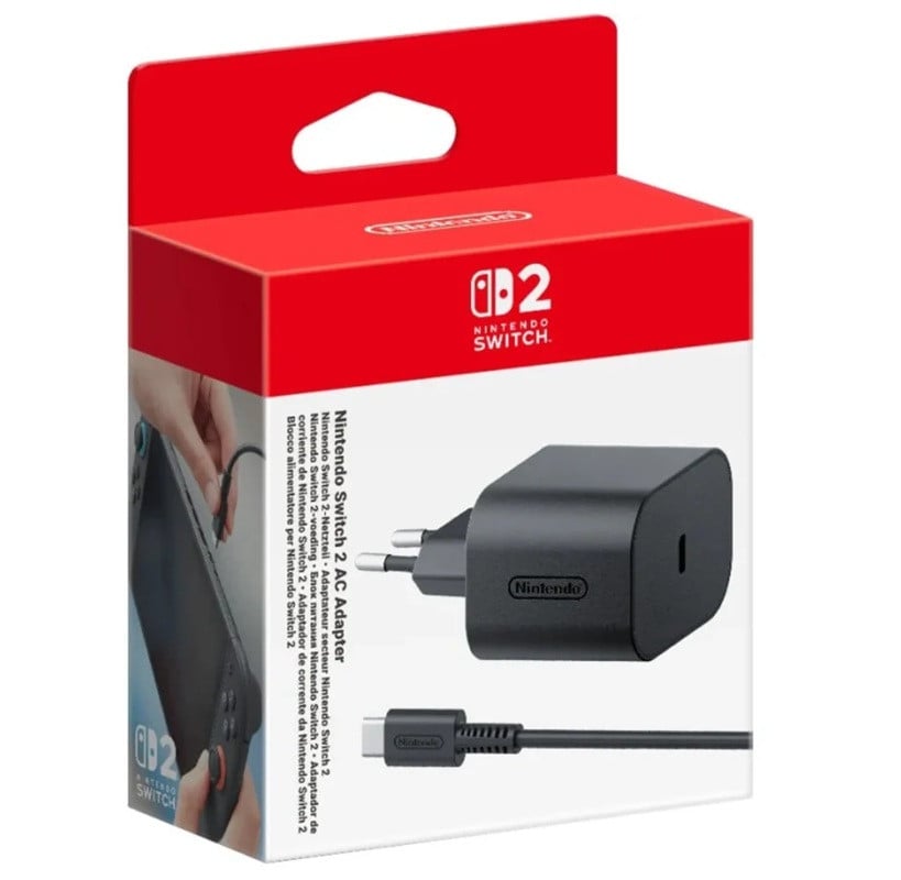 CARGADOR ORIGINAL DE NINTENDO SWITCH 2