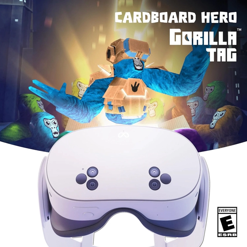 META META QUEST 3S GORILLA TAG CARDBOARD BUNDLE 128GB