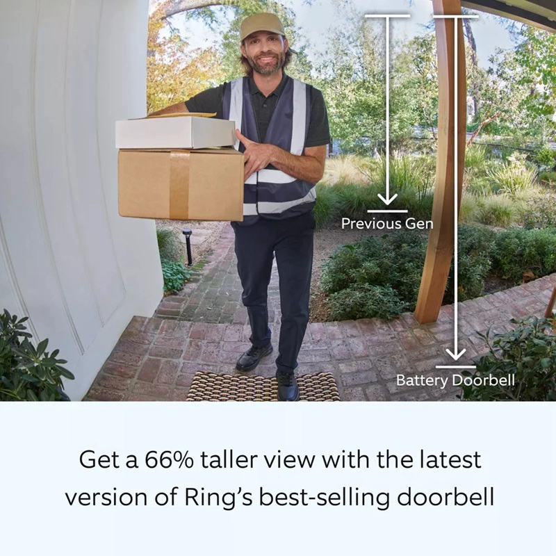 TIMBRE RING BATTERY DOORBELL COLOR NIQUEL - 3