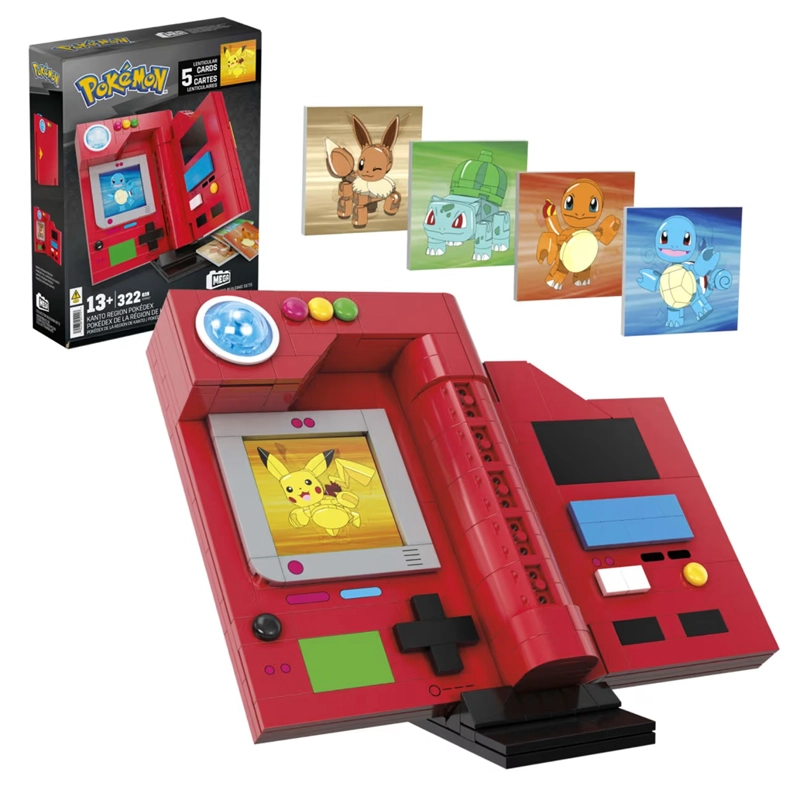 POKEDEX REGION KANTO MEGABLOCK 322 PIEZAS - 1