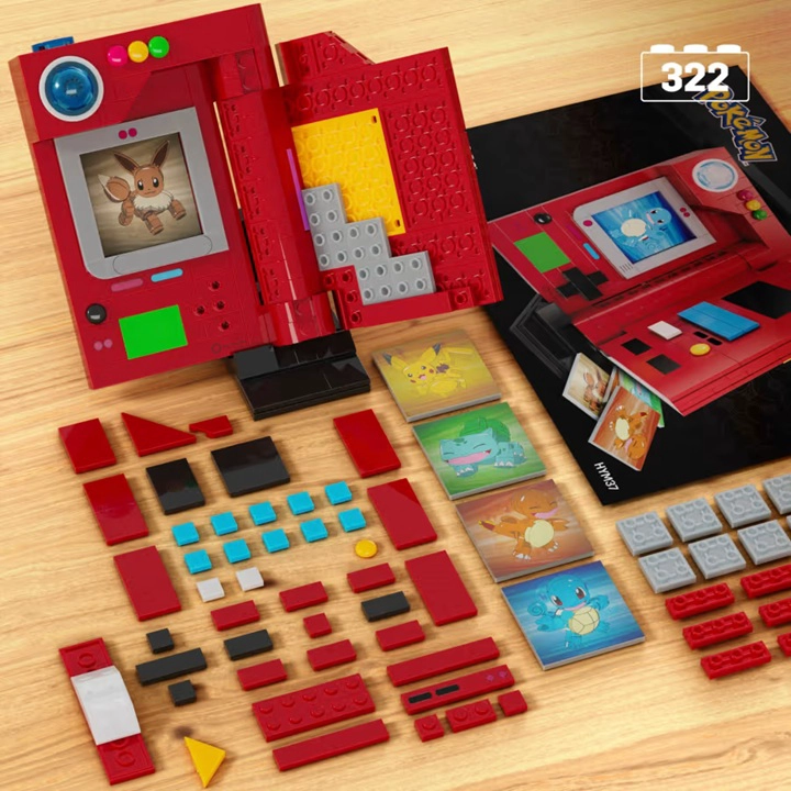POKEDEX REGION KANTO MEGABLOCK 322 PIEZAS - 2