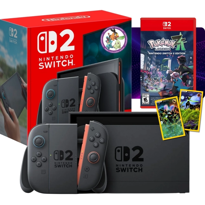 CONSOLA NINTENDO SWITCH 2 + POKE MON LEGENDS Z-A NSW BUNDLE - 1