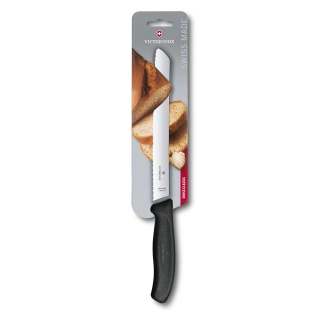 CUCHILLO PARA PAN SWISS CLASSIC NEGRO VICTORINOX - 1