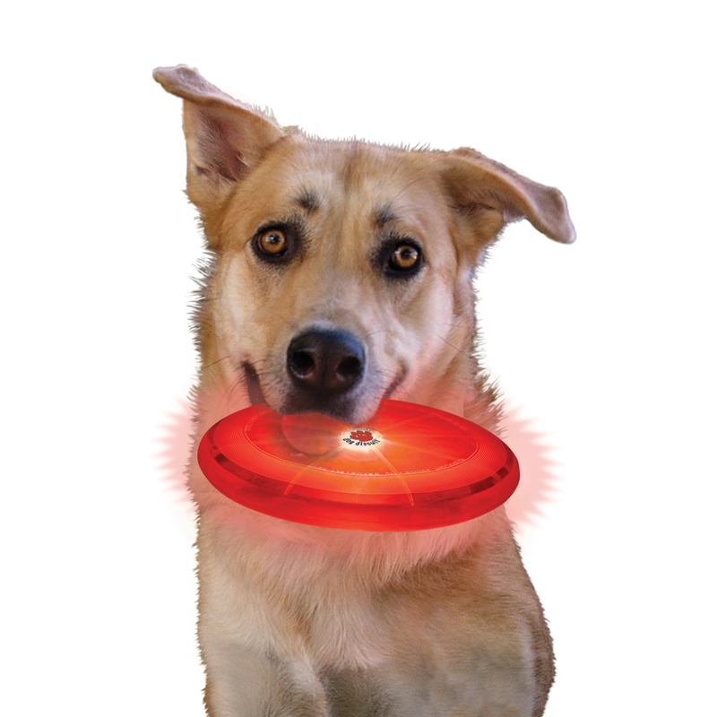 DISCO VOLADOR DOG DISCUIT™ LED - DISC-O NITE IZE - 1