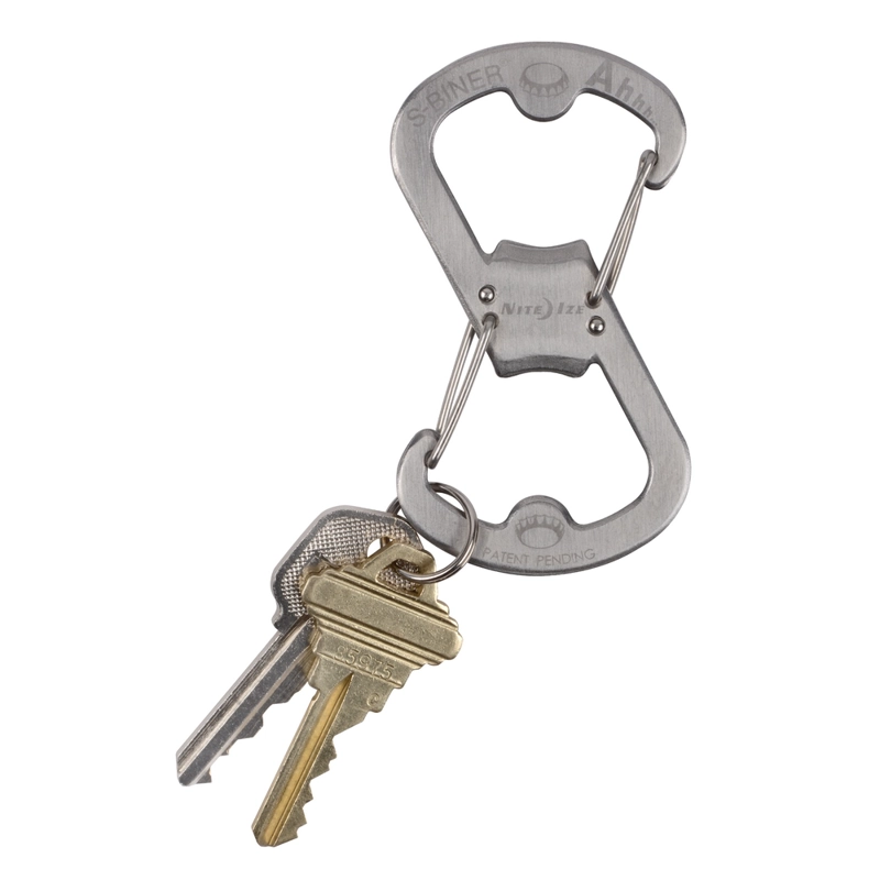 AHHH...Â¿¢ STAINLESS BOTTLE OPENER LLAVERO GRIS NITE IZE - 2