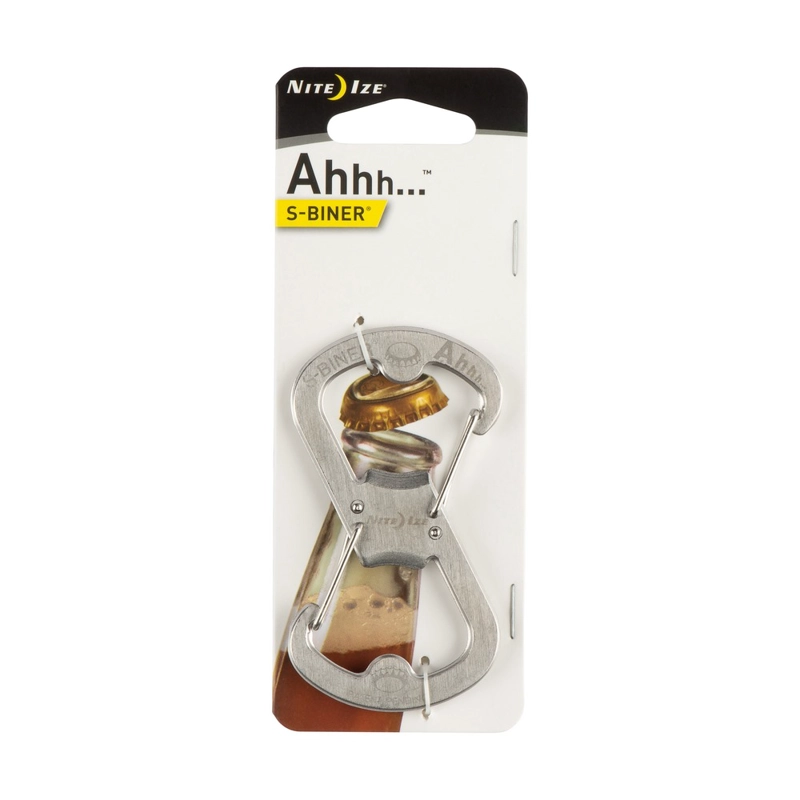 AHHH...Â¿¢ STAINLESS BOTTLE OPENER LLAVERO GRIS NITE IZE - 3