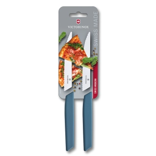 SET DE CUCHILLOS PARA CARNE SWISS MODERN AZUL, 2 PIEZAS | Azul - 1