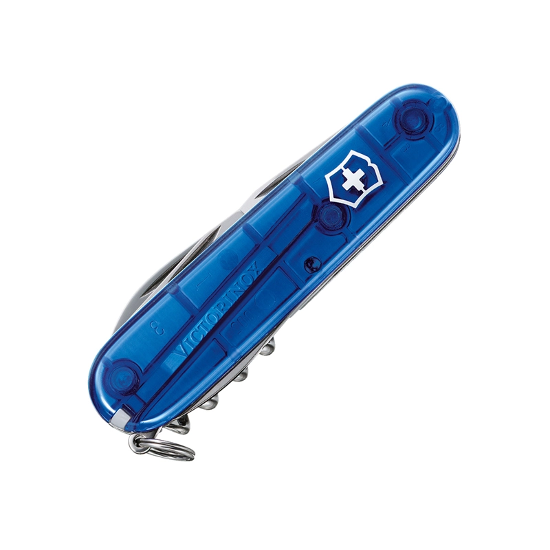 NAVAJA VICTORINOX SPARTAN COLOR AZUL TRANSPARENTE ACERO INOXIDABLE - 2