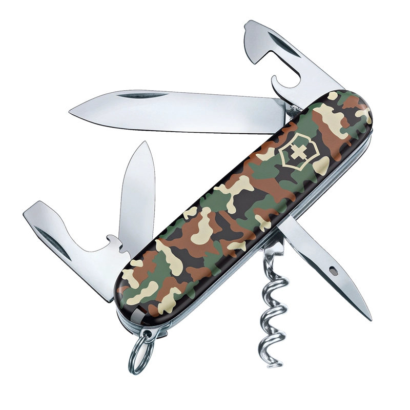 NAVAJA VICTORINOX SPARTAN COLOR CAMUFLAJE VERDE ACERO INOXIDABLE - 2