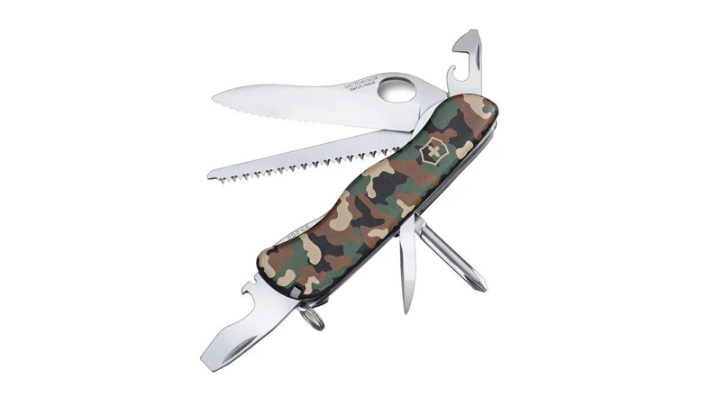 NAVAJA VICTORINOX TRAILMASTER COLOR CAMUFLAJE VERDE ACERO INOXIDABLE - 2