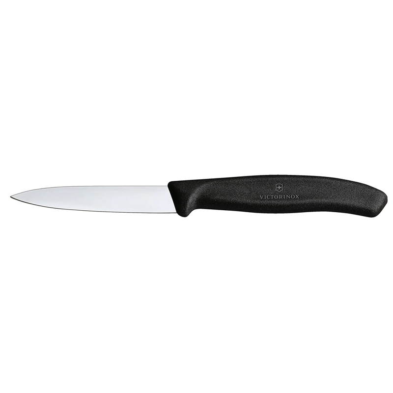 CUCHILLO MONDADOR SWISS CLASSIC COLOR NEGRO. HOJA 8 CM. VICTORINOX - 1