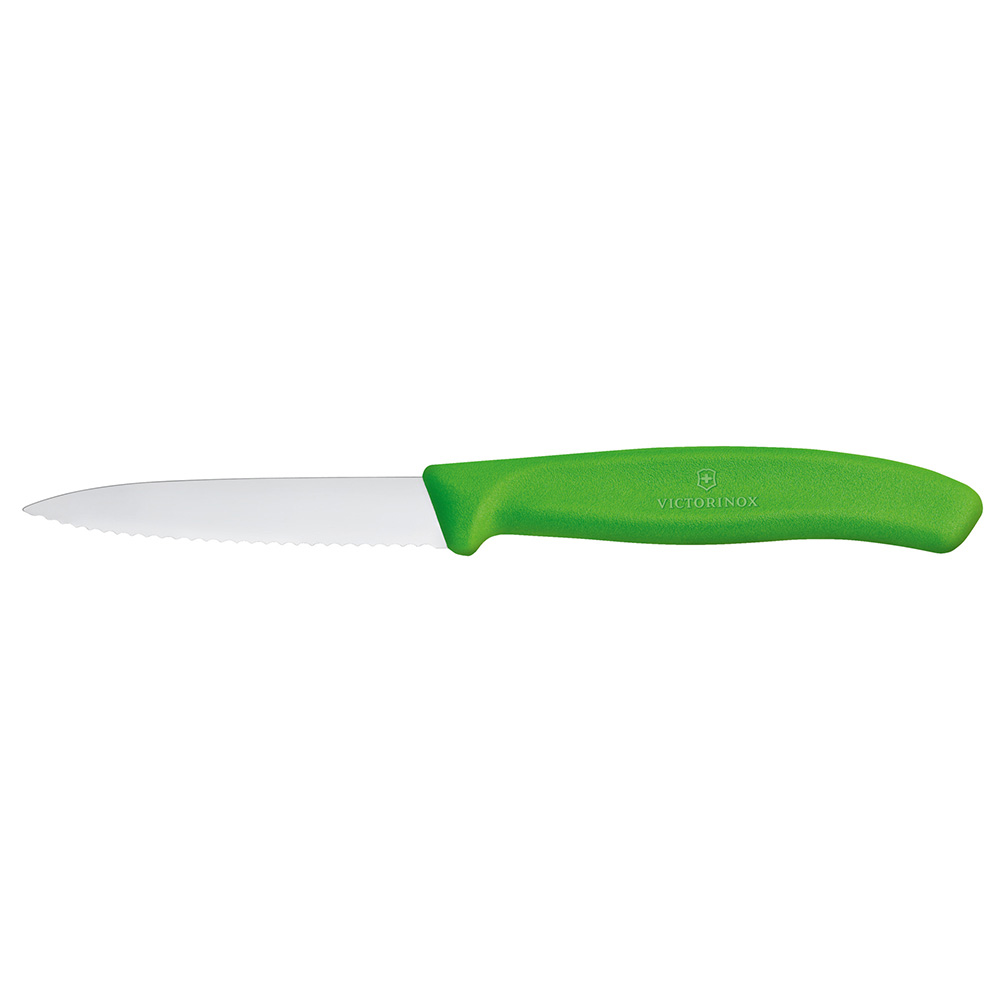 CUCHILLO VERDURA SWISS CLASSIC COLOR VERDE. HOJA 8 CM. VICTORINOX - 1