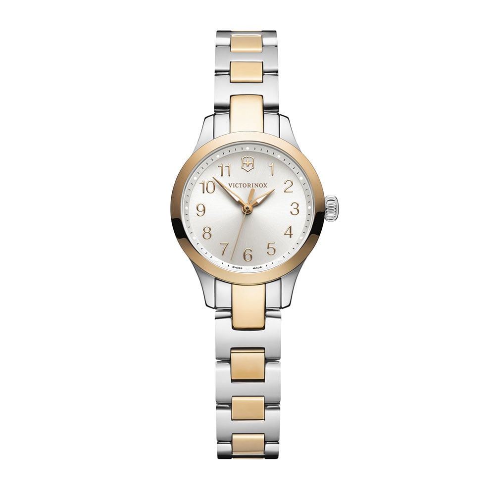 RELOJ VICTORINOX MUJER CUARZO ALLIANCE XS DIAL PLATA BLANCO - 1
