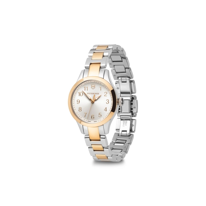 RELOJ VICTORINOX MUJER CUARZO ALLIANCE XS DIAL PLATA BLANCO - 2