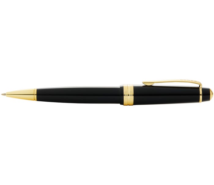 BOLÍGRAFO BAILEY LIGHT CROSS RESINA NEGRO CON DORADO. - 2