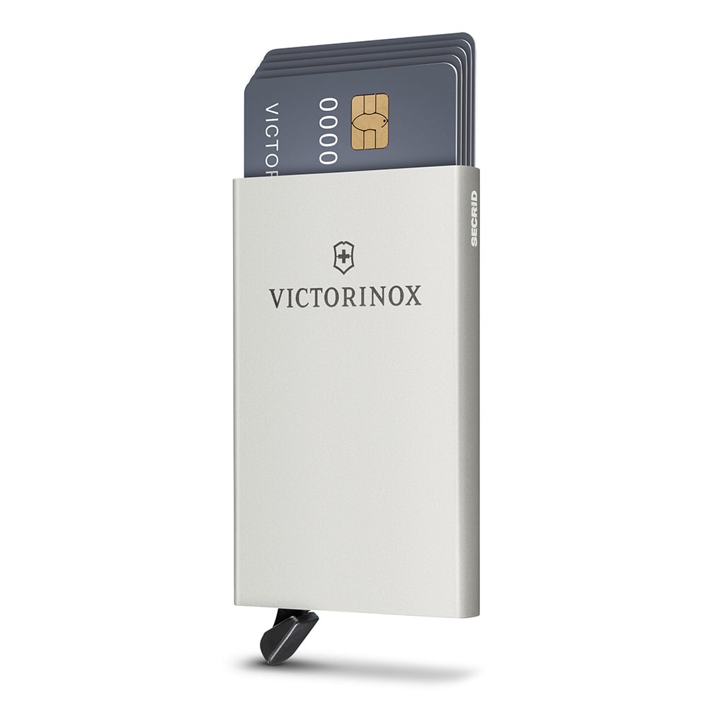 BILLETERA PARA TARJETAS ALTIUS SECRID ESSENTIAL COLOR PLATA VICTORINOX. - 3
