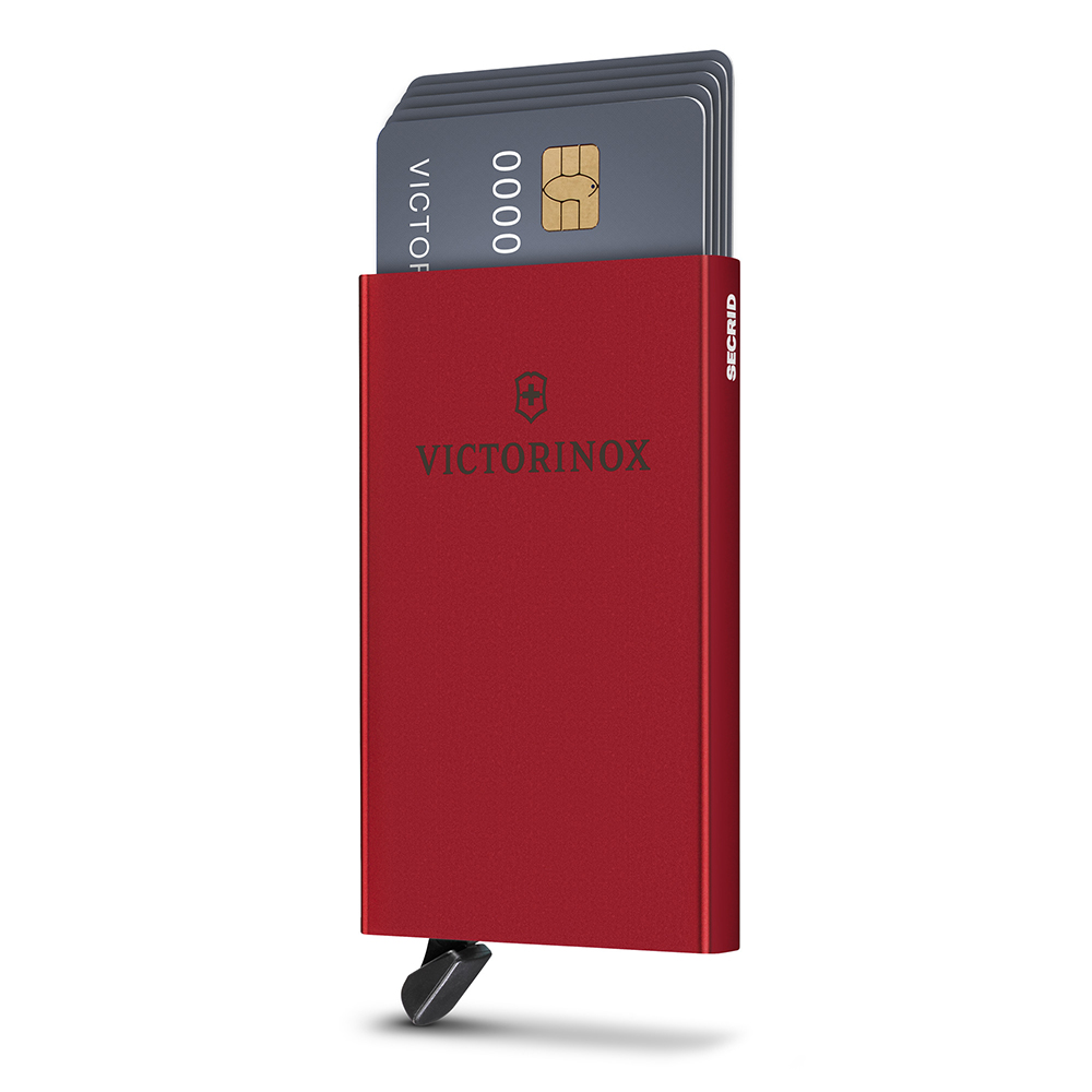 BILLETERA PARA TARJETAS ALTIUS SECRID ESSENTIAL COLOR ROJO VICTORINOX. - 3