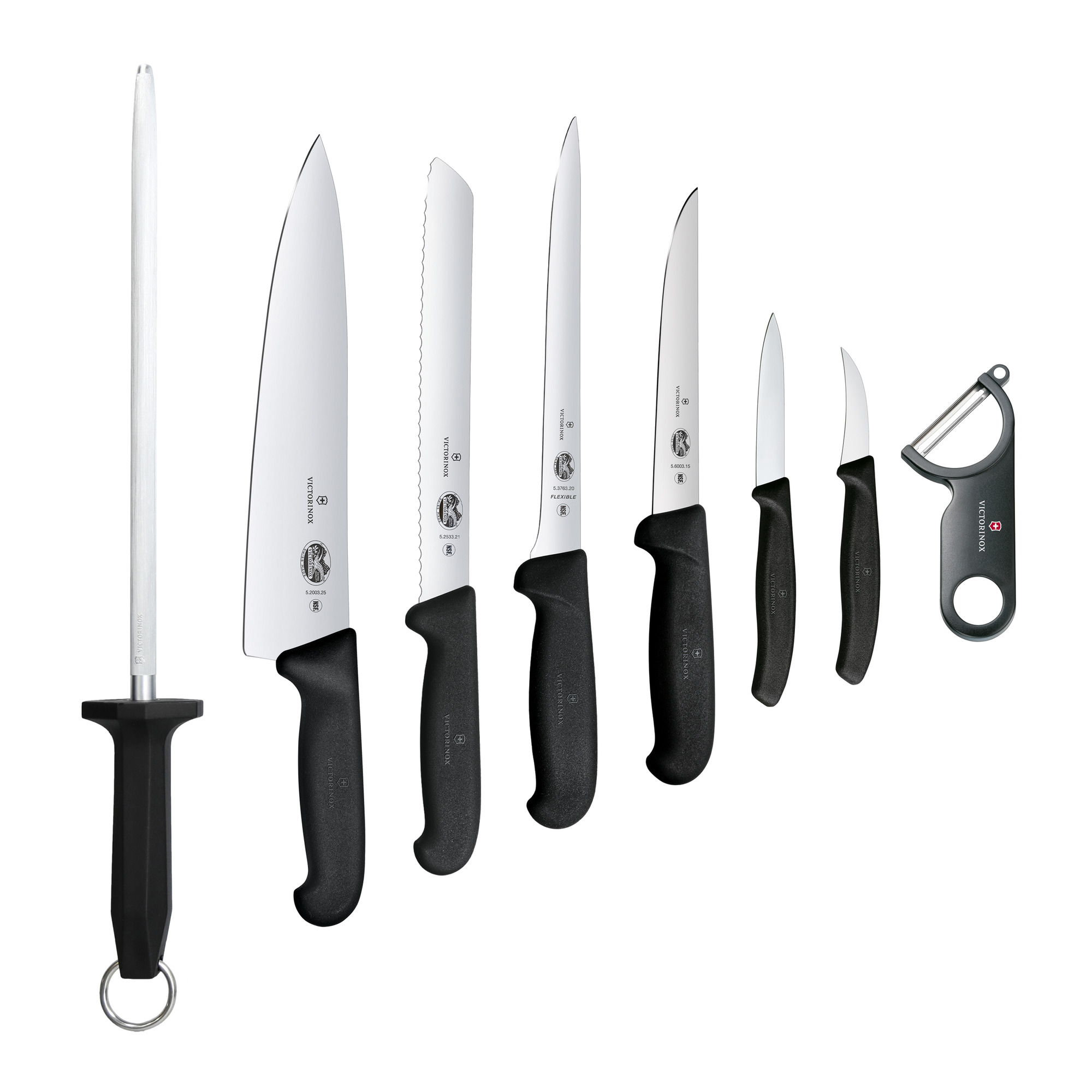 SET DE CUCHILLOS ENROLLABLE PARA CHEF, 8 PIEZAS VICTORINOX - 1