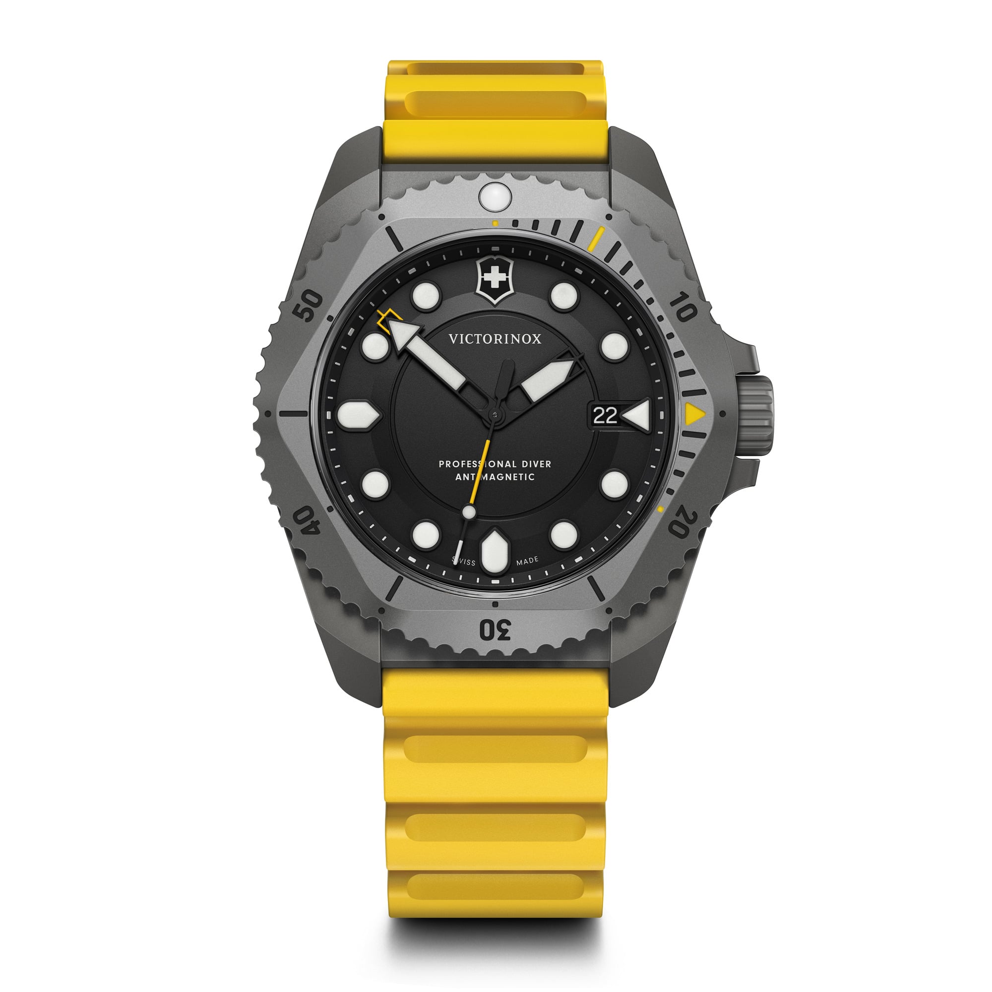 RELOJ VICTORINOX HOMBRE DIVE PRO QUARTZ 43 MM AMARILLO CAJA TITANIO - 1