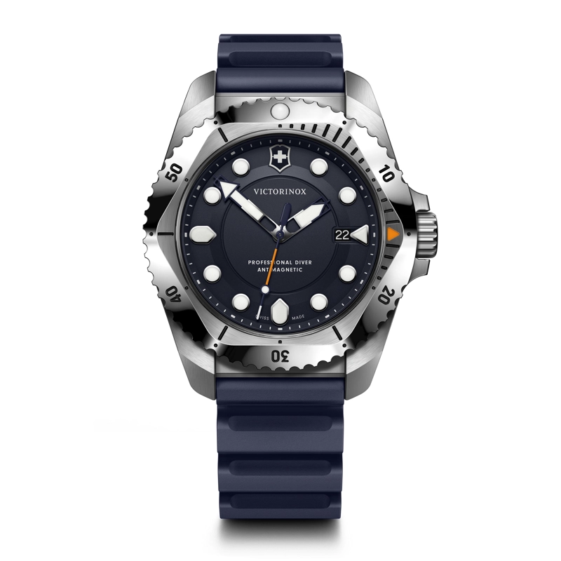 RELOJ VICTORINOX HOMBRE DIVE PRO QUARTZ 43 MM AZUL CAJA ACERO - 1