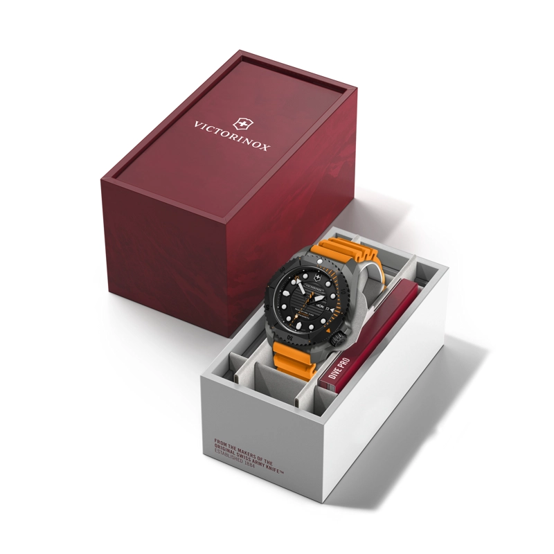 RELOJ VICTORINOX HOMBRE DIVE PRO AUTOMATIC 43 MM NARANJO CAJA TITANIO - 6