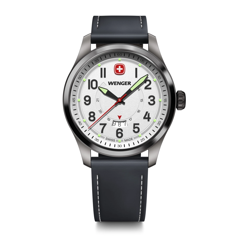 RELOJ WENGER HOMBRE TERRAGRAPH CAJA NEGRA 43 MM - 1