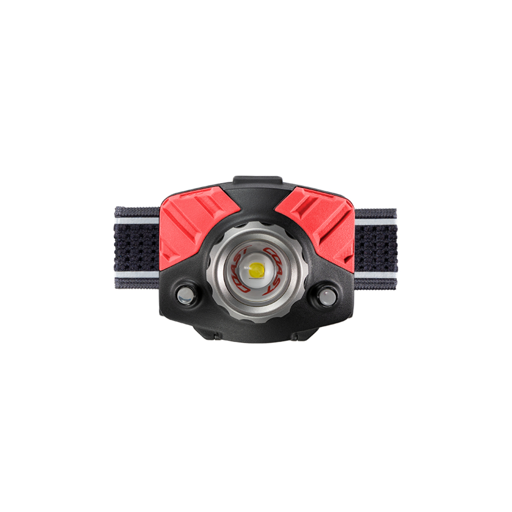 LINTERNA FRONTAL COAST FL75R RECARGABLE NEGRA / ROJA - 2