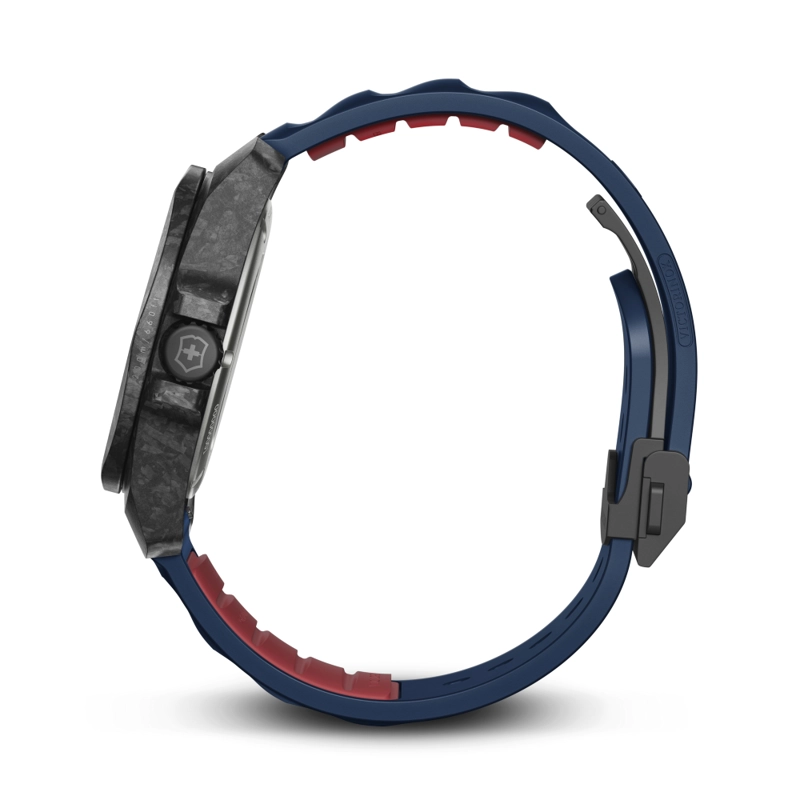 RELOJ DE PULSERA VICTORINOX I.N.O.X. CARBON AUTOMÁTICO CORREA CAUCHO AZUL - 5