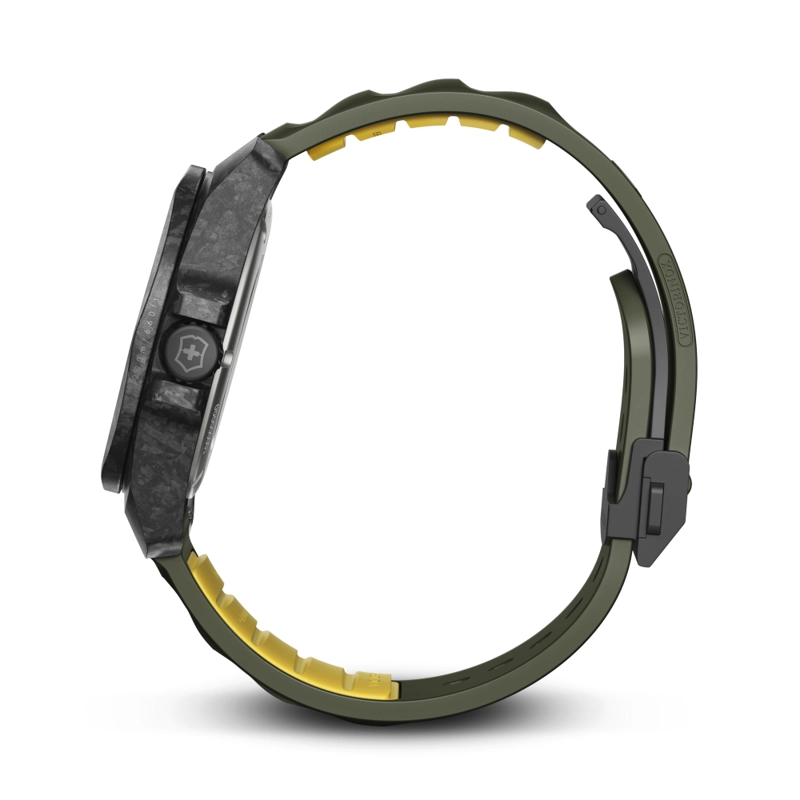 RELOJ DE PULSERA VICTORINOX I.N.O.X. AUTOMÁTICO CORREA CAUCHO VERDE - 5