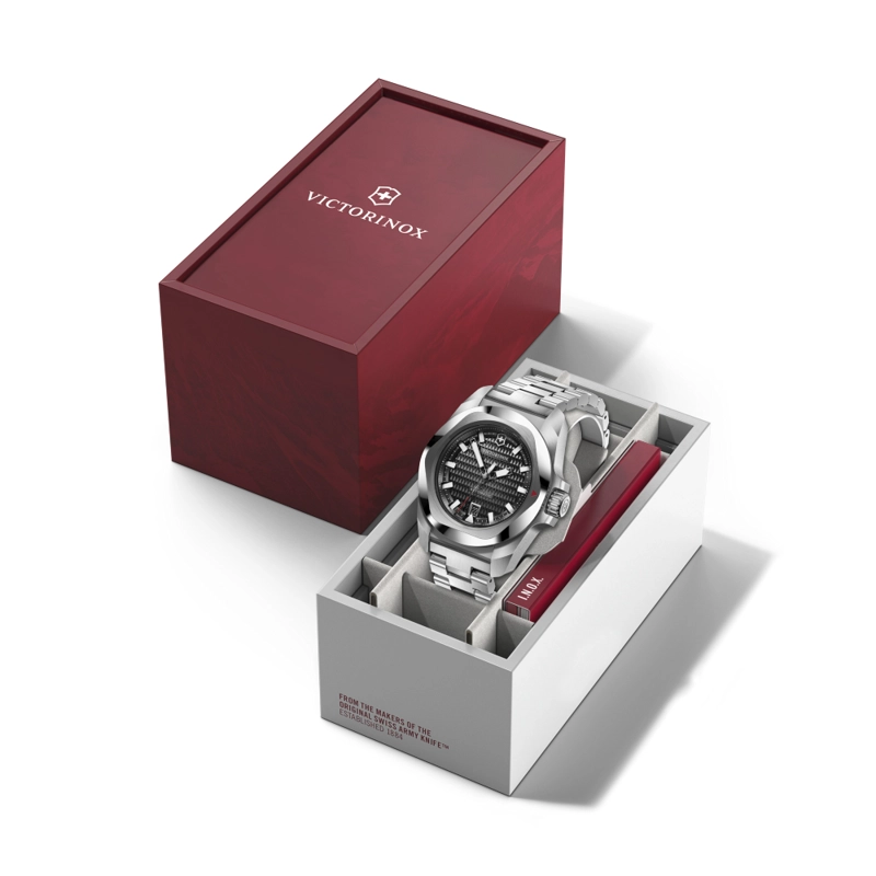 RELOJ DE PULSERA VICTORINOX I.N.O.X. AUTOMÁTICO CORREA DE ACERO INOXIDABLE NEGRO - 6