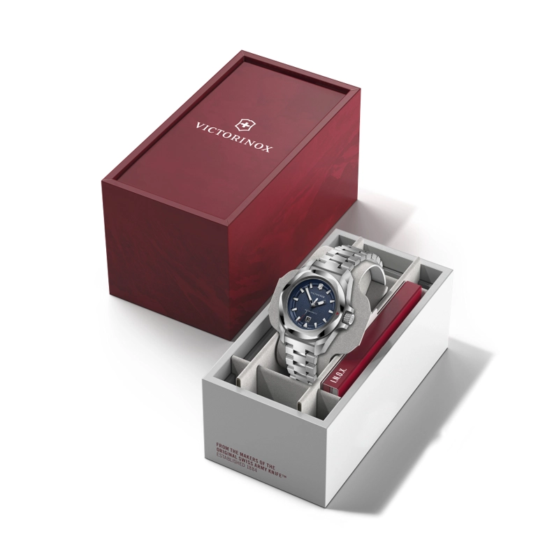 RELOJ DE PULSERA VICTORINOX I.N.O.X QUARTZ CORREA ACERO INOXIDABLE AZUL - 7