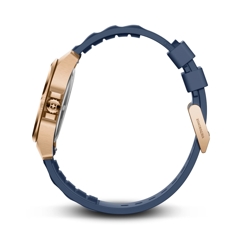 RELOJ DE PULSERA VICTORINOX I.N.O.X. QUARTZ CORREA DE CAUCHO AZUL - 5