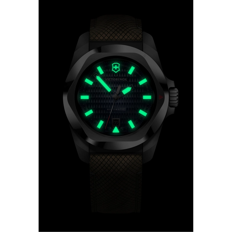 RELOJ DE PULSERA VICTORINOX I.N.O.X. AUTOMÁTICO CORREA DE MADERA AZUL - 5
