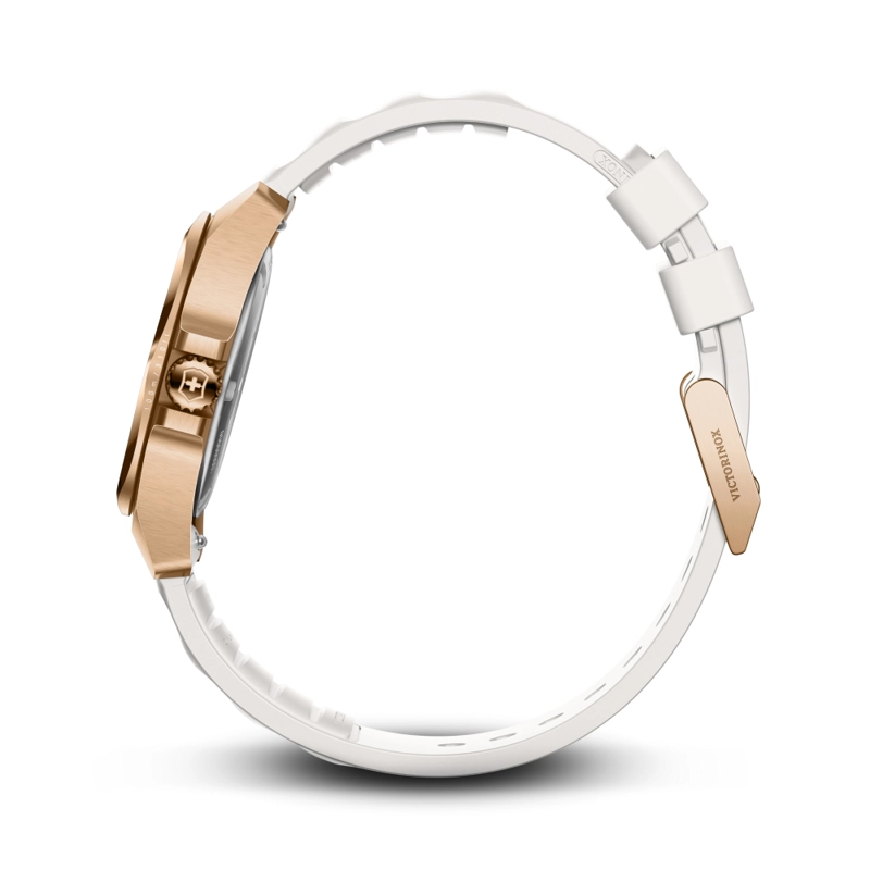 RELOJ DE PULSERA VICTORINOX I.N.O.X. QUARTZ CORREA DE CAUCHO BLANCO - 5