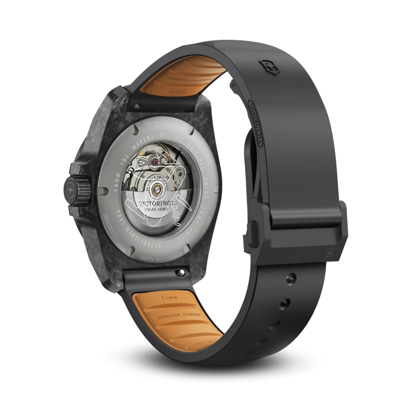 RELOJ DE PULSERA VICTORINOX I.N.O.X. CARBON AUTOMÁTICO CORREA CAUCHO - 2