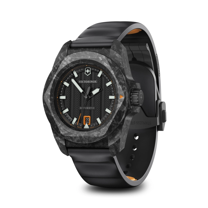 RELOJ DE PULSERA VICTORINOX I.N.O.X. CARBON AUTOMÁTICO CORREA CAUCHO - 3