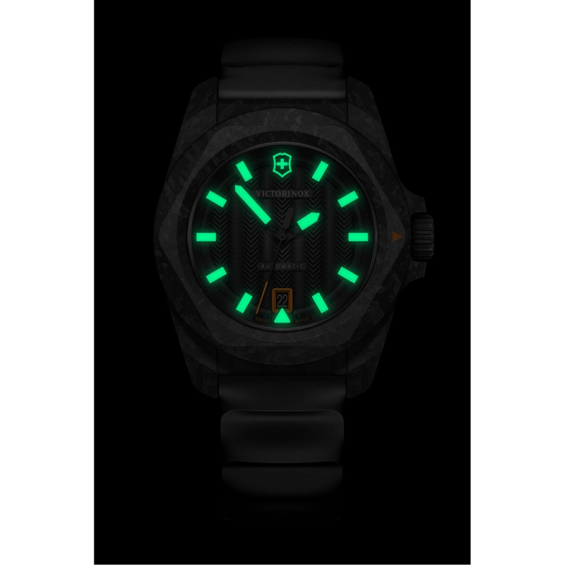 RELOJ DE PULSERA VICTORINOX I.N.O.X. CARBON AUTOMÁTICO CORREA CAUCHO - 6