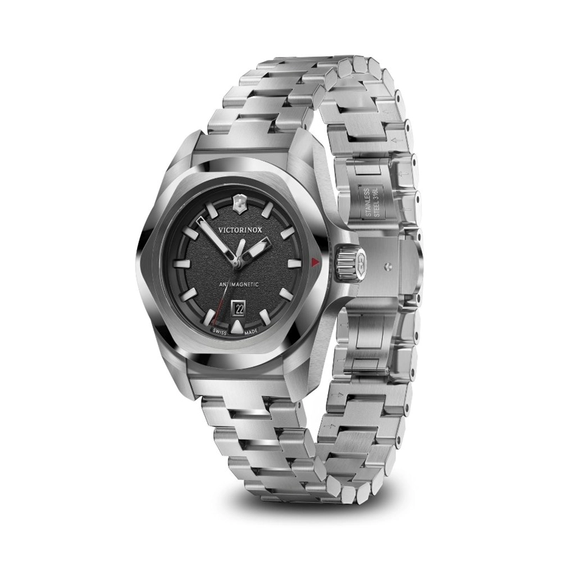 RELOJ DE PULSERA VICTORINOX I.N.O.X. QUARTZ CORREA DE ACERO INOXIDABLE NEGRO - 2