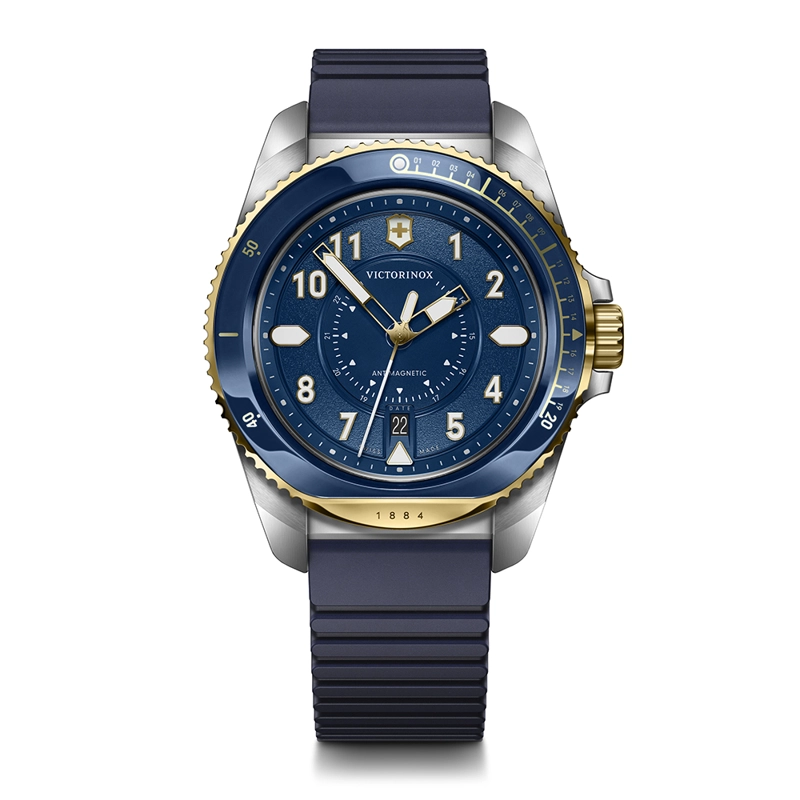 RELOJ DE PULSERA VICTORINOX JOURNEY 1884 CORREA CAUCHO DIAL AZUL - 1