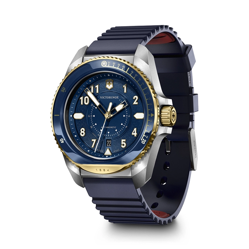 RELOJ DE PULSERA VICTORINOX JOURNEY 1884 CORREA CAUCHO DIAL AZUL - 2