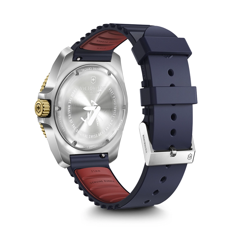 RELOJ DE PULSERA VICTORINOX JOURNEY 1884 CORREA CAUCHO DIAL AZUL - 5