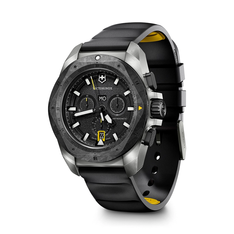 RELOJ DE PULSERA VICTORINOX INOX CHRONO 43 MM CORREA CAUCHO CAJA TITANIO - 2