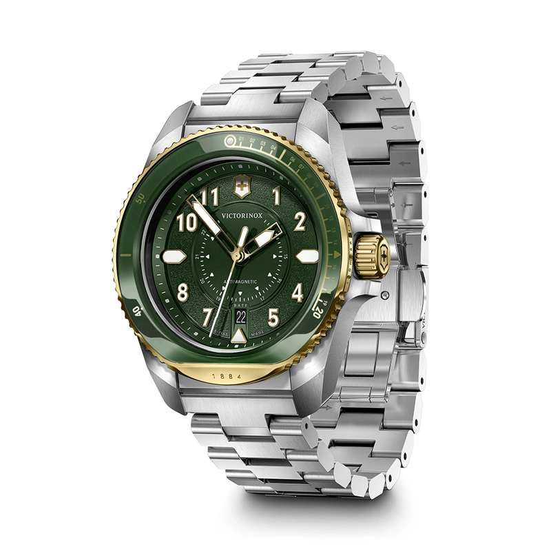 RELOJ DE PULSERA VICTORINOX JOURNEY 1884 CORREA ACERO DIAL VERDE - 2