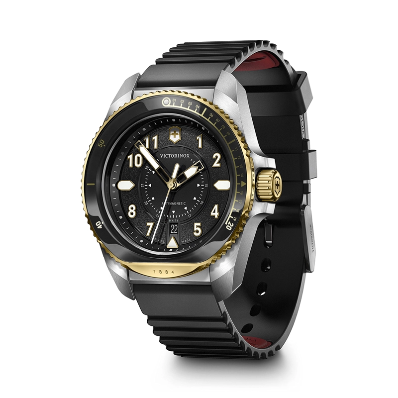 RELOJ DE PULSERA VICTORINOX JOURNEY 1884 CORREA CAUCHO DIAL NEGRO - 2