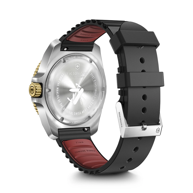 RELOJ DE PULSERA VICTORINOX JOURNEY 1884 CORREA CAUCHO DIAL NEGRO - 5