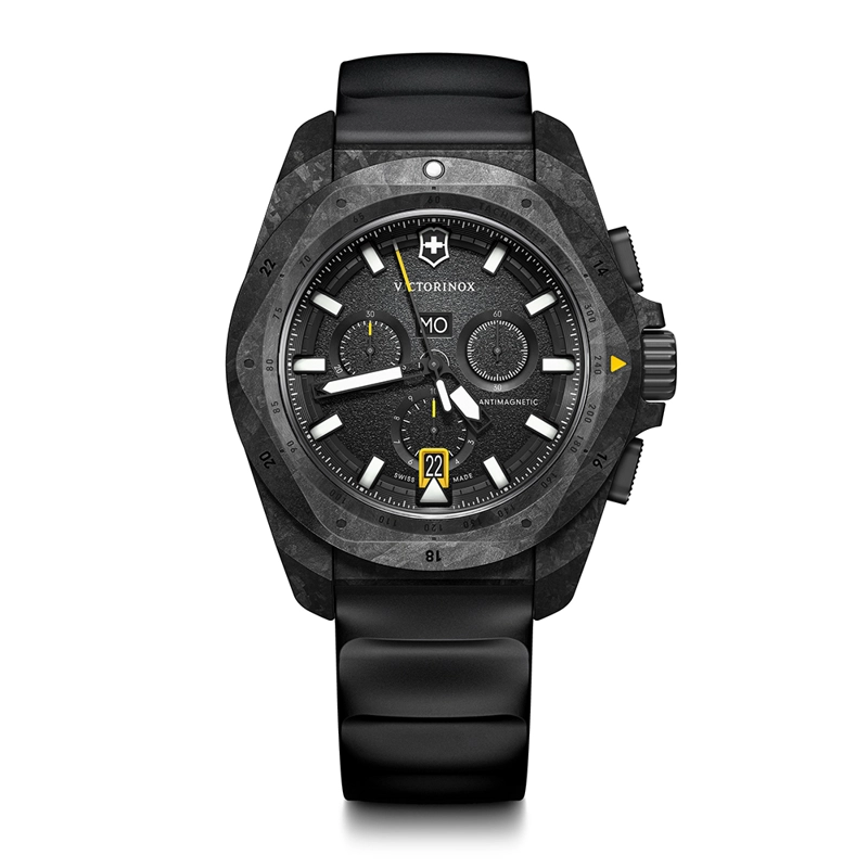 RELOJ DE PULSERA VICTORINOX INOX CHRONO 43 MM CORREA PARACORD DIAL NEGRO - 2