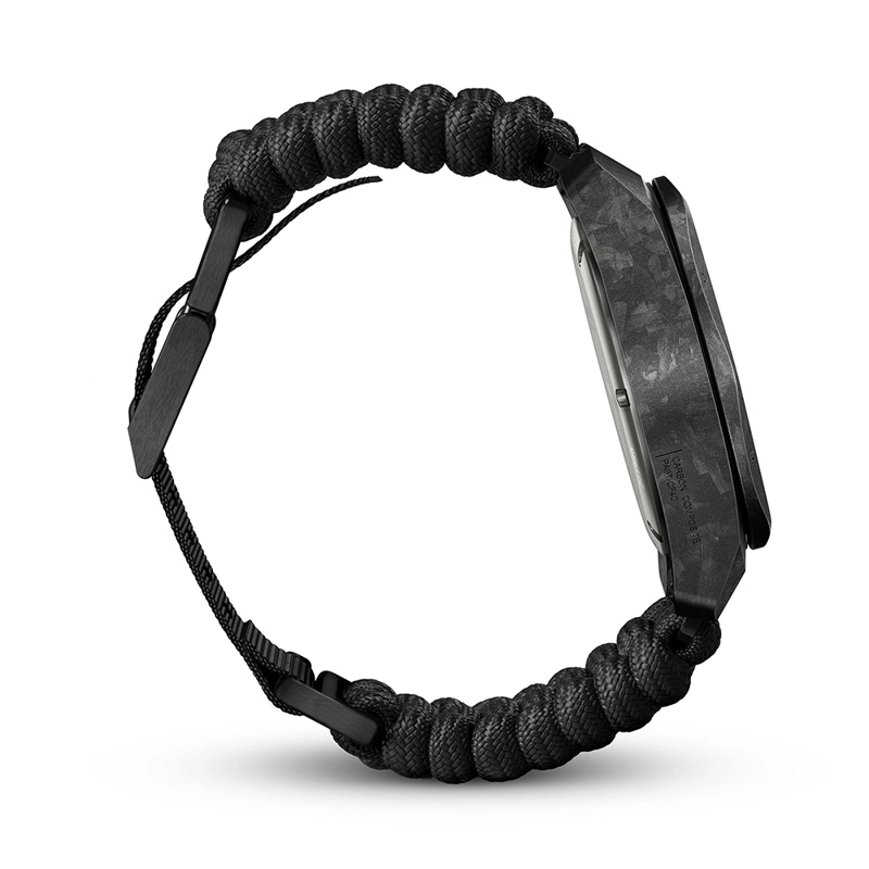 RELOJ DE PULSERA VICTORINOX INOX CHRONO 43 MM CORREA PARACORD DIAL NEGRO - 5