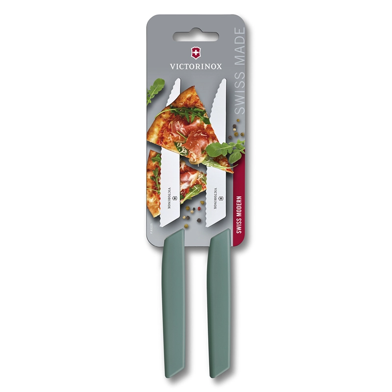 JUEGO DE CUCHILLOS PARA BISTEC SWISS MODERN, 2 PIEZAS VICTORINOX - 1